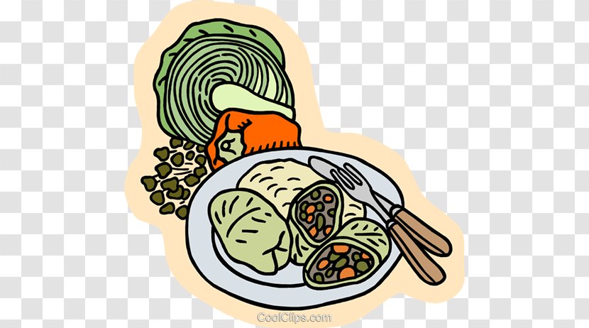 Cabbage Roll Small Bread Capitata Group Cinnamon Clip Art - Watercolor - Frame Transparent PNG