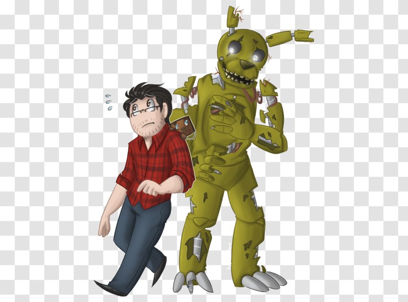 DeviantArt Artist Figurine Character - Five Nights At Freddy's 3 Springtrap Transparent PNG