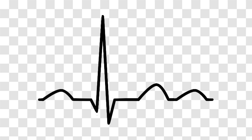 Electrocardiography ECG Interpretation Heart Rate Clip Art - Monochrome Transparent PNG
