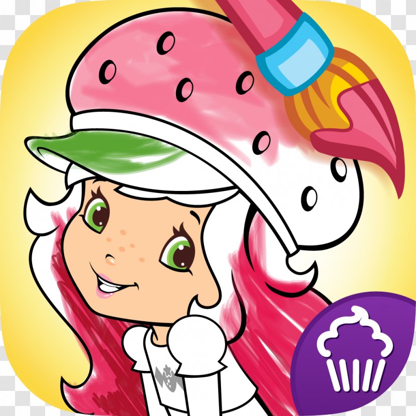 Rio Cupcake Digital Strawberry Shortcake BerryRush Berryfest Mobile App - Heart - Berrr Bitty Friends Coloring Transparent PNG