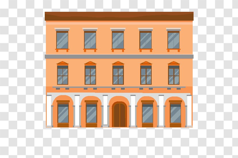 Facade Theatrical Scenery Building Drawing - Window - Scratches Transparent PNG