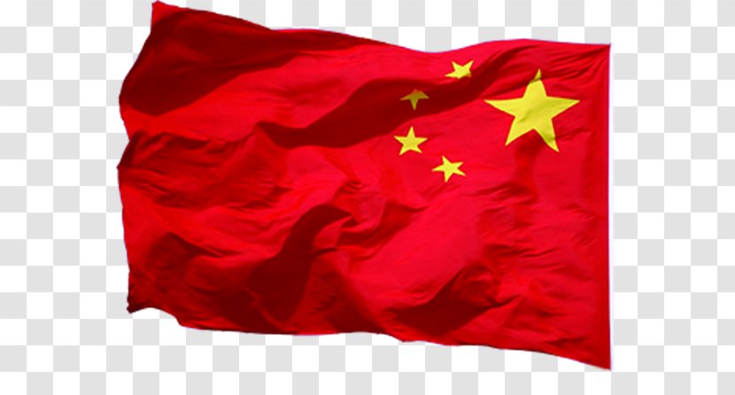 Flag Of China Red - Cartoon - Floating Free Downloads Transparent PNG