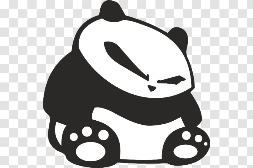 Giant Panda Car Decal Sticker Japanese Domestic Market Transparent PNG