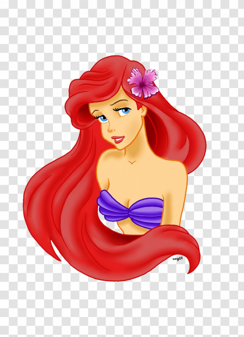 Ariel The Little Mermaid Disney Princess YouTube - Flower Transparent PNG