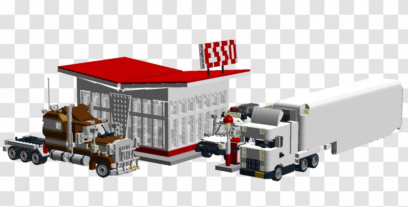 Esso Filling Station Architect LEGO - Building - Logo Transparent PNG