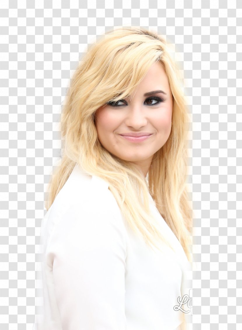 Demi Lovato Blond Smokey Eyes Eye Shadow Hair Coloring - Cosmetics Transparent PNG