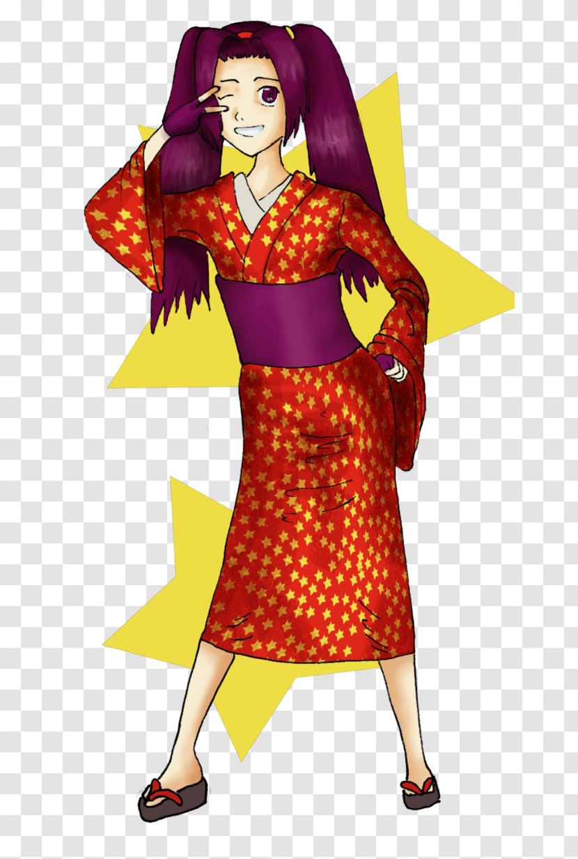 Cartoon Maroon Character Female - Costume - Athena Transparent PNG