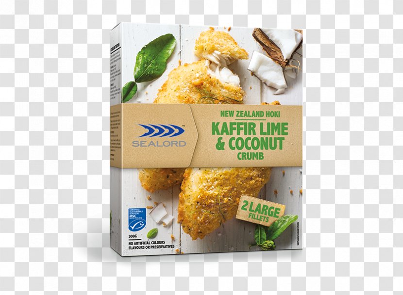 Vegetarian Cuisine Fish Finger Blue Grenadier Lime - Kaffir Transparent PNG