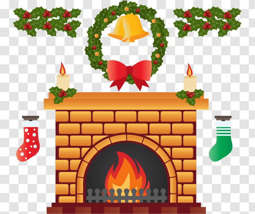 Furnace Chimney Fireplace Christmas - Drawing - Warm Stove Transparent PNG