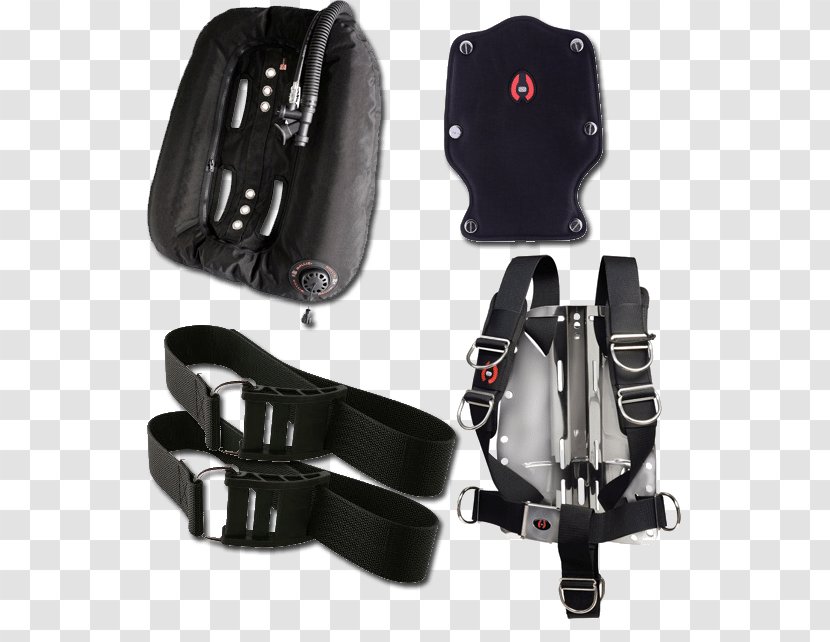 Scuba Set Backplate And Wing Buoyancy Compensators Diving Sidemount - Lacrosse Protective Gear - Equipment Transparent PNG