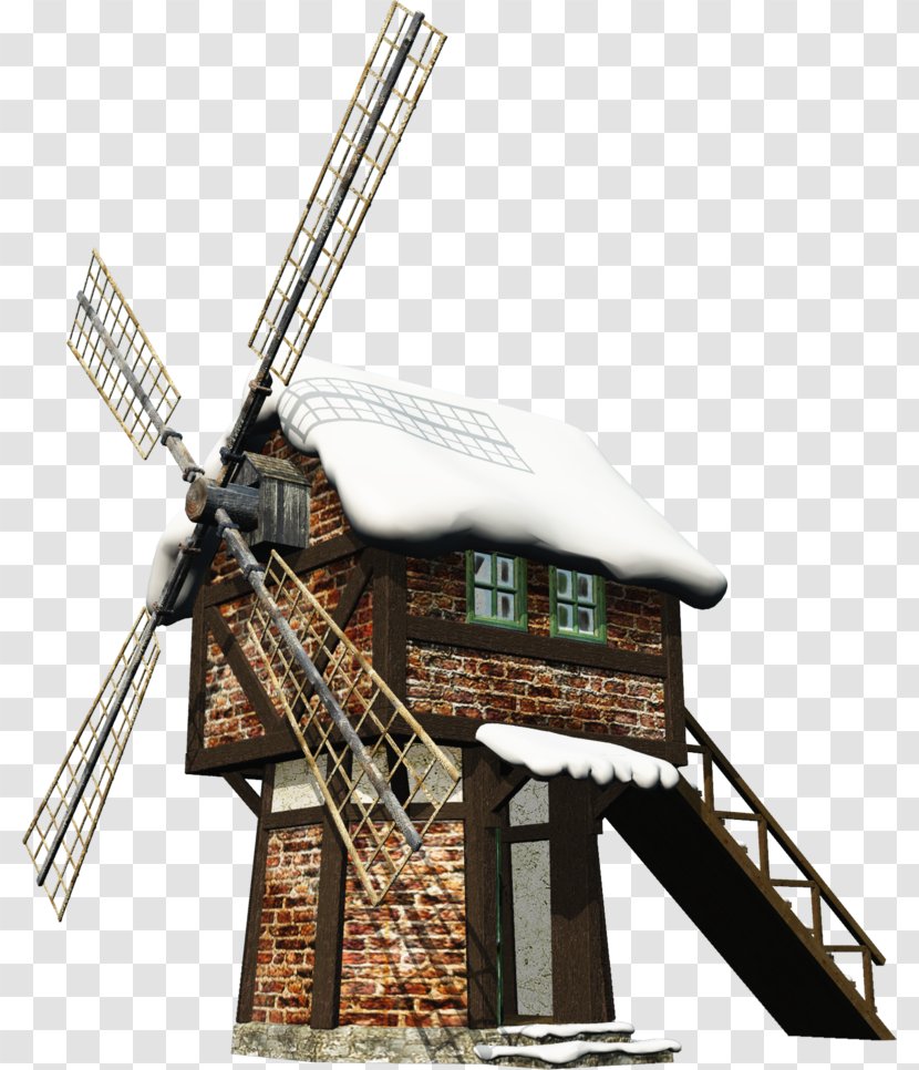 Moulin - Windmill - Building Transparent PNG