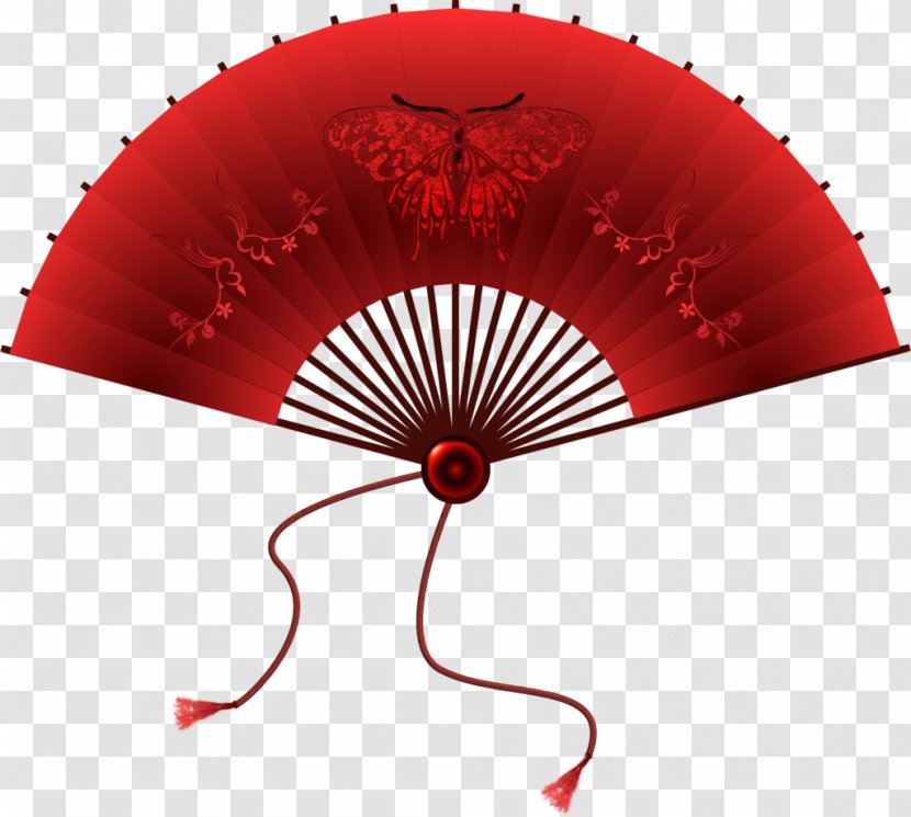 Hand Fan Paper Decorative Arts - Chinese Transparent PNG