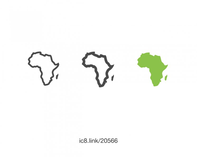 Africa Font - Green Transparent PNG