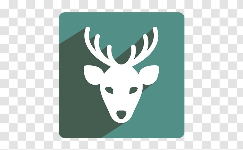 Reindeer Santa Claus Moose Christmas Icon - Ico - Deer Transparent PNG