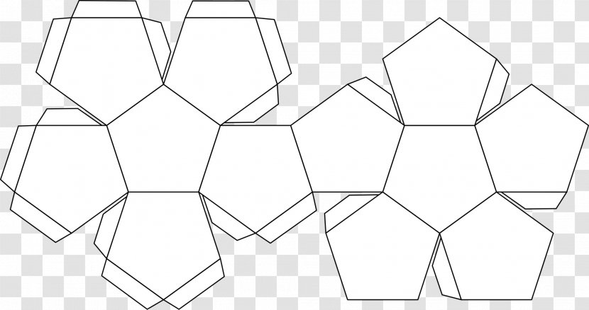 Small Stellated Dodecahedron Net Snub Great - Rectangle Transparent PNG