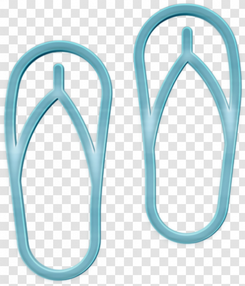 Flip Flops Icon Beach Icon Summer Icon Transparent PNG