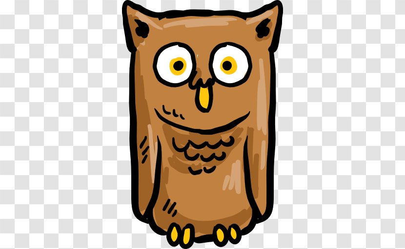 Owl Clip Art - Yellow Transparent PNG