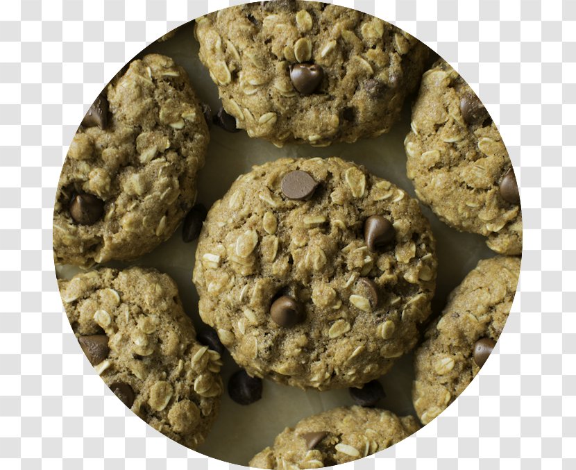 Oatmeal Raisin Cookies Chocolate Chip Cookie Vegetarian Cuisine Dough - Food - Biscuit Transparent PNG
