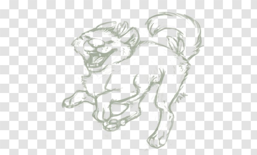 Dog Drawing Cat Mammal Sketch - Fictional Character Transparent PNG