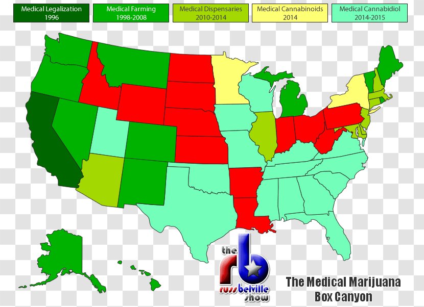 United States Of America Medical Cannabis U.S. State Law - World Transparent PNG