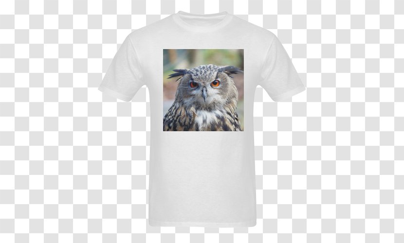 Eurasian Eagle-owl T-shirt Great Horned Owl Indian - Sleeve Transparent PNG