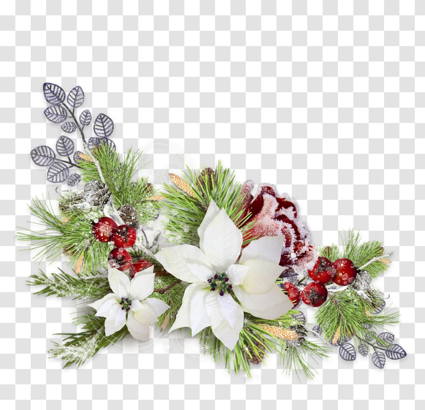 Bouquet Of Flowers - Digital Scrapbooking - Christmas Decoration Transparent PNG