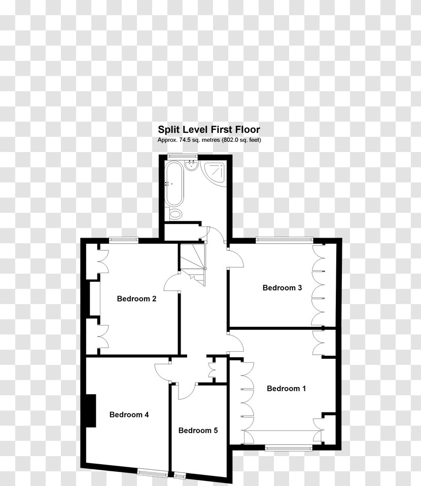 Floor Plan Product Design Angle Line - Drawing Transparent PNG