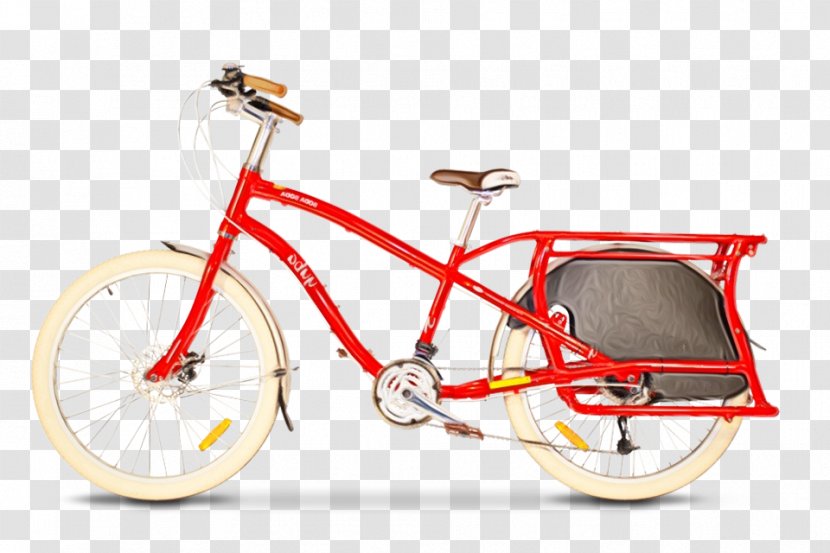 Background Watercolor Frame - Hybrid Bicycle - Crankset Bmx Bike Transparent PNG