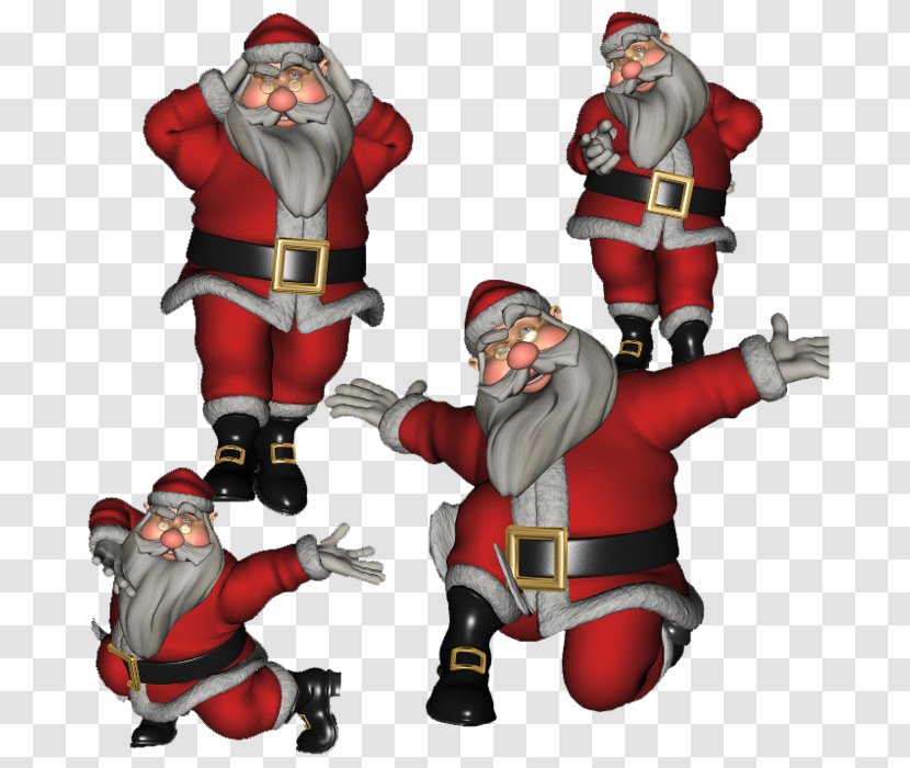 Santa Claus Cartoon Figurine Animaatio Transparent PNG