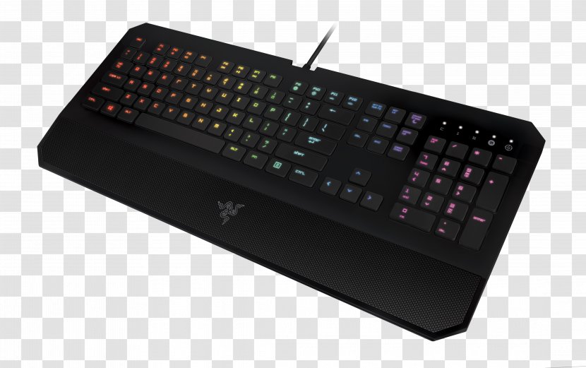 Computer Keyboard Mouse Razer Inc. Chiclet Gaming Keypad - Electronic Device Transparent PNG
