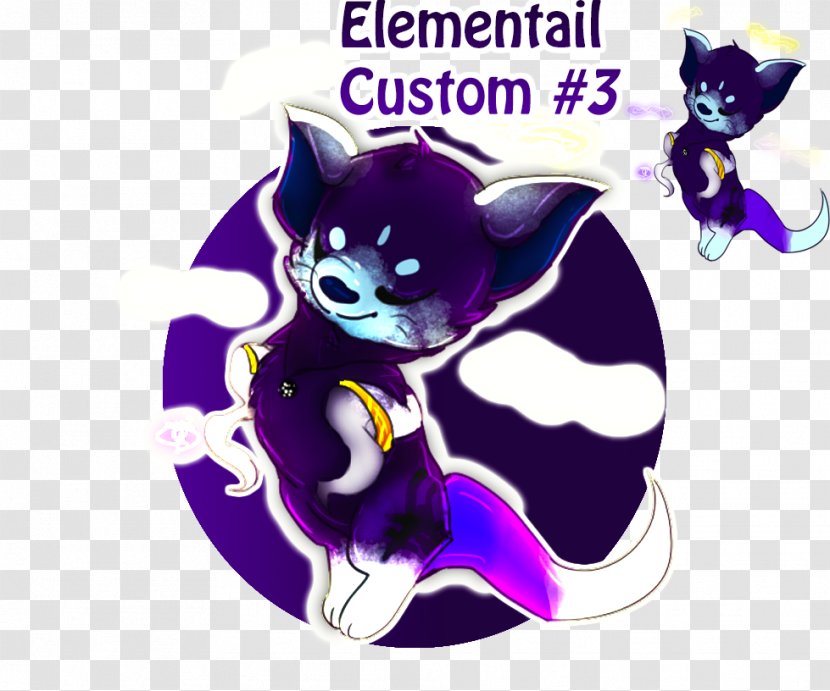 Cat Character Purple Font Cartoon - Bat Transparent PNG