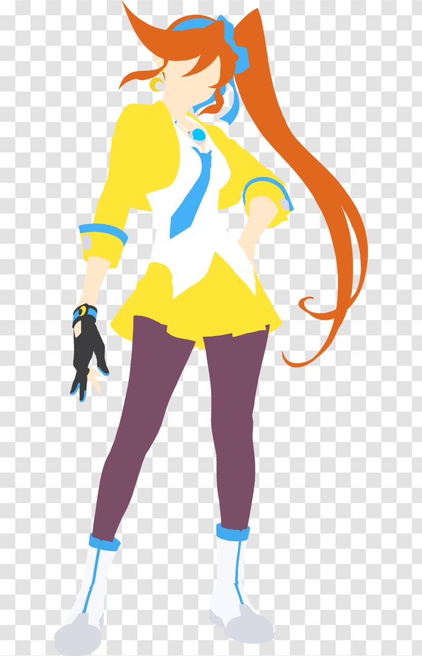 Phoenix Wright: Ace Attorney Apollo Justice: 6 Athena Cykes - Silhouette Transparent PNG