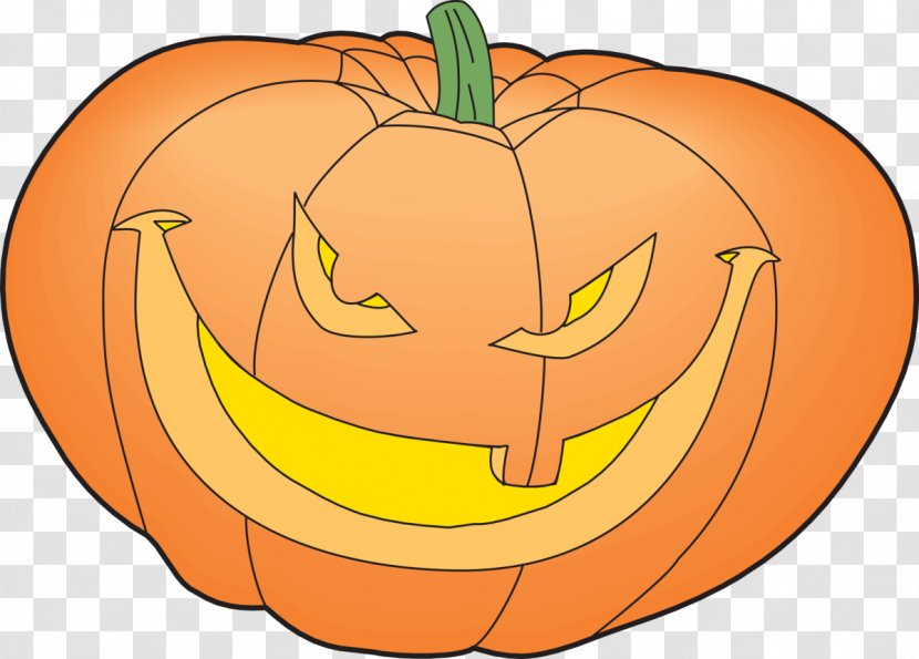 Jack-o'-lantern Halloween All Saints' Day 31 October Pumpkin - Vegetable Transparent PNG