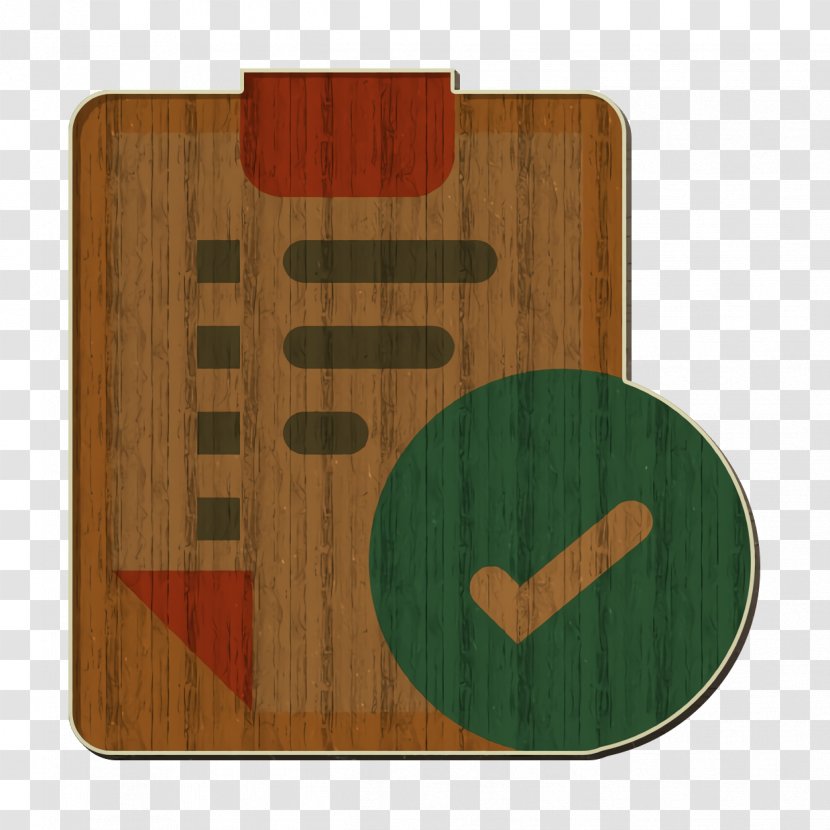 Survey Icon Actions Completed Task - Wood - Rectangle Transparent PNG
