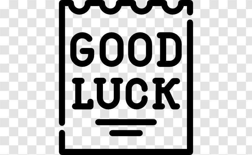 Font - Black And White - Good Luck Happiness To You Transparent PNG