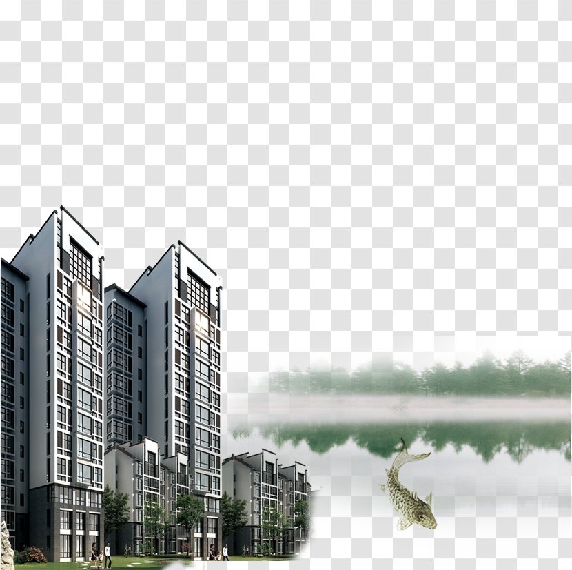 Building Apartment Download Condominium - Residential Area - City Material Transparent PNG