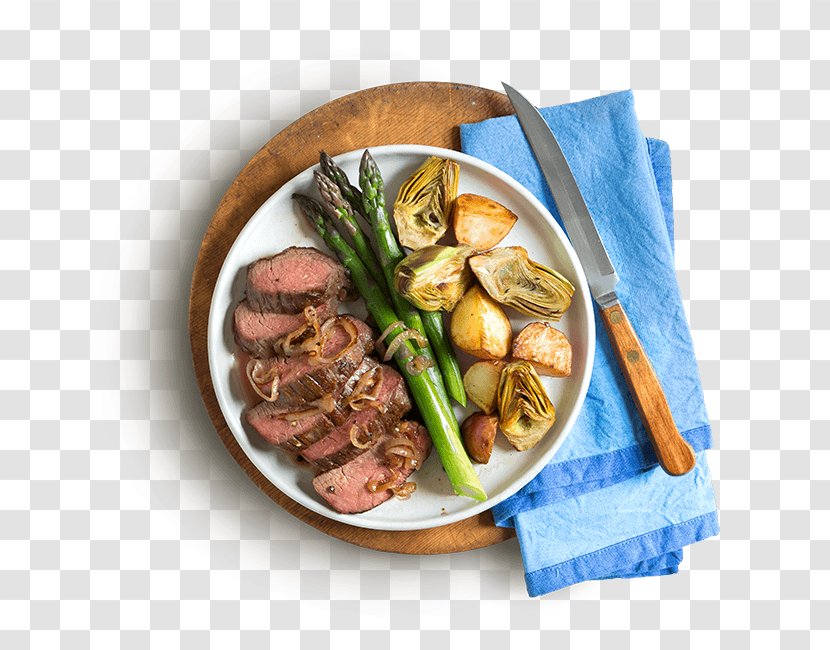 Blue Apron Recipe Meal Kit Food - Flat Iron Steak Transparent PNG
