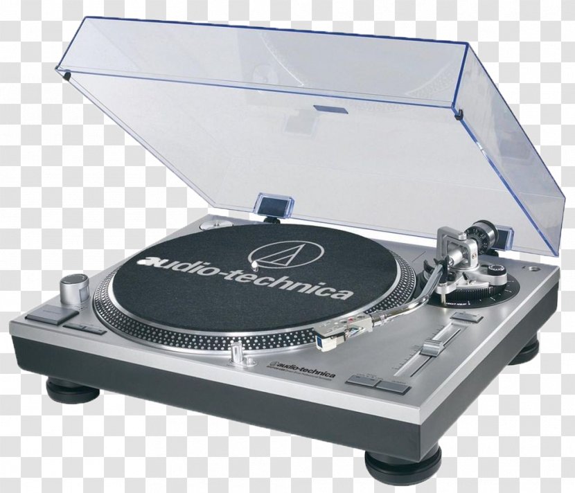 Phonograph Record Direct-drive Turntable Turntablism Audio-Technica AT-LP120 - Electronics Transparent PNG