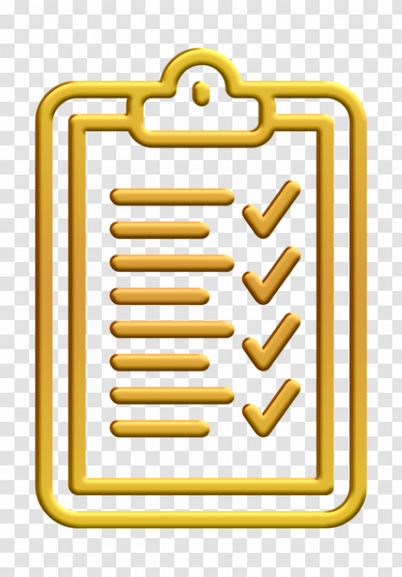 Clipboard Icon Restaurant Elements Icon Transparent PNG