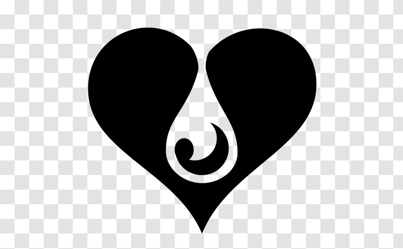 Broken Heart Stencil Silhouette Clip Art - Symbol Transparent PNG