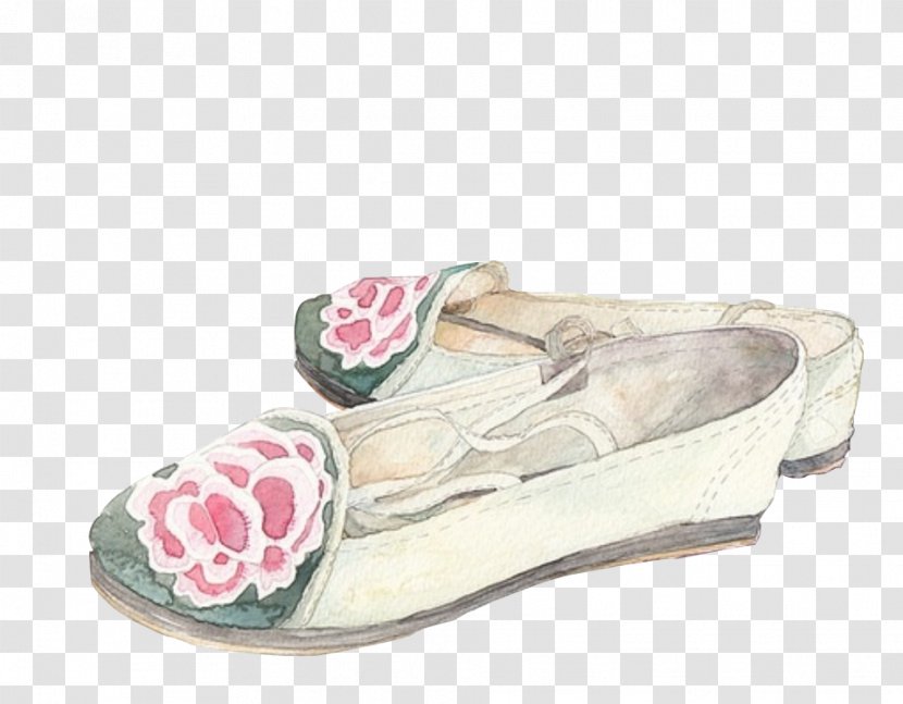 Download - Software - A Pair Of Embroidered Shoes Transparent PNG