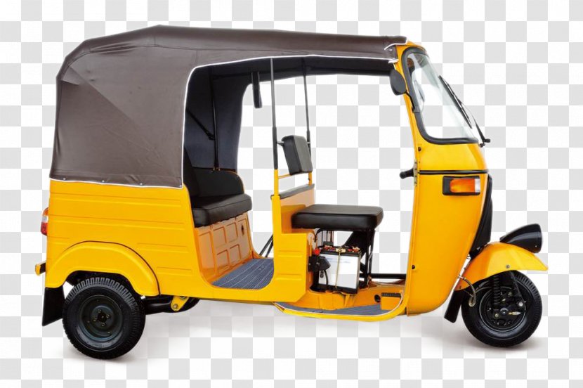 Auto Rickshaw Car Tricycle Motorcycle - Yellow - Wan Hu Tuk-tuk Transparent PNG