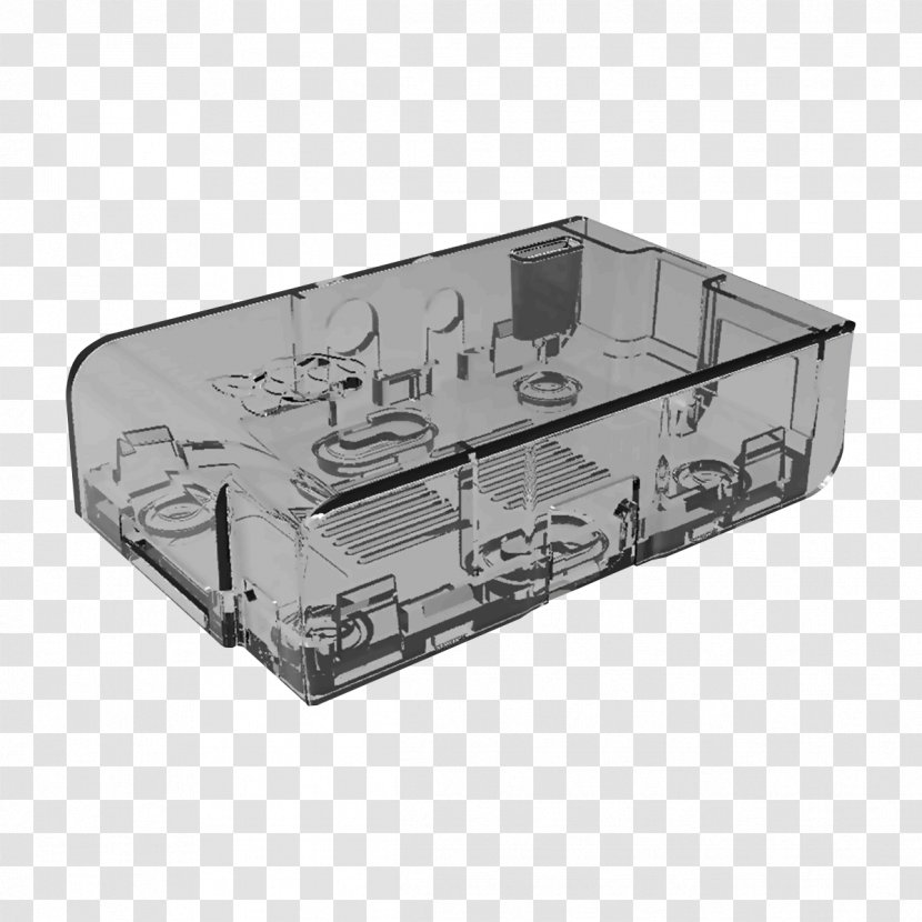 Computer Cases & Housings Raspberry Pi 3 Power Supply Unit - Plastic Transparent PNG