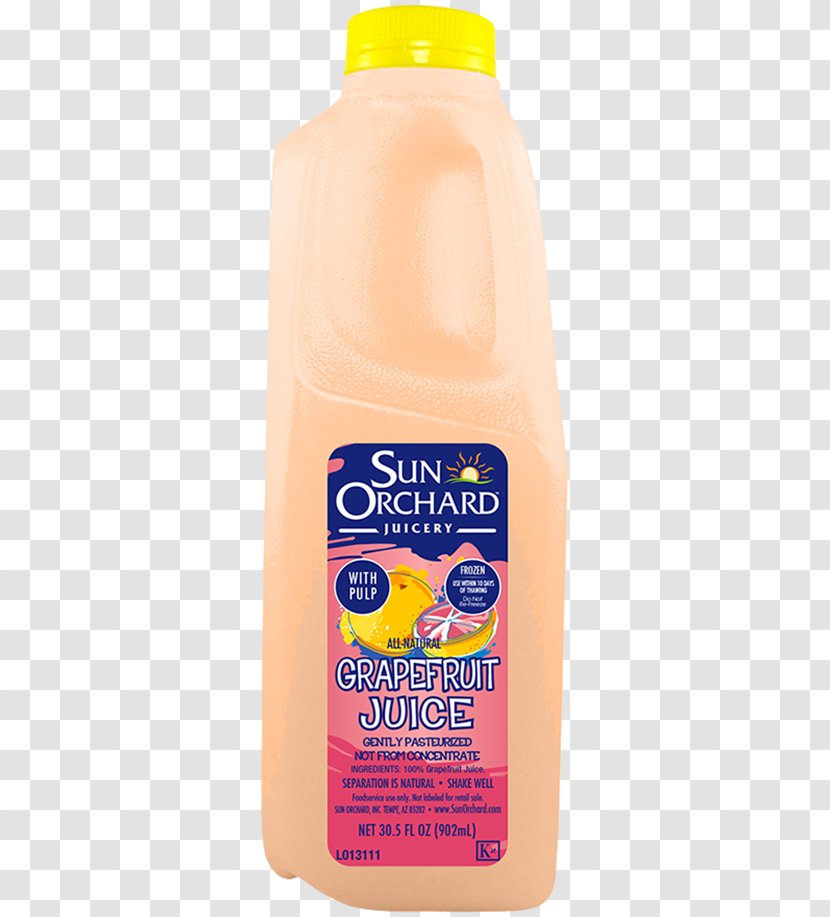 Orange Drink Juice Liquid - Grapefruit Transparent PNG