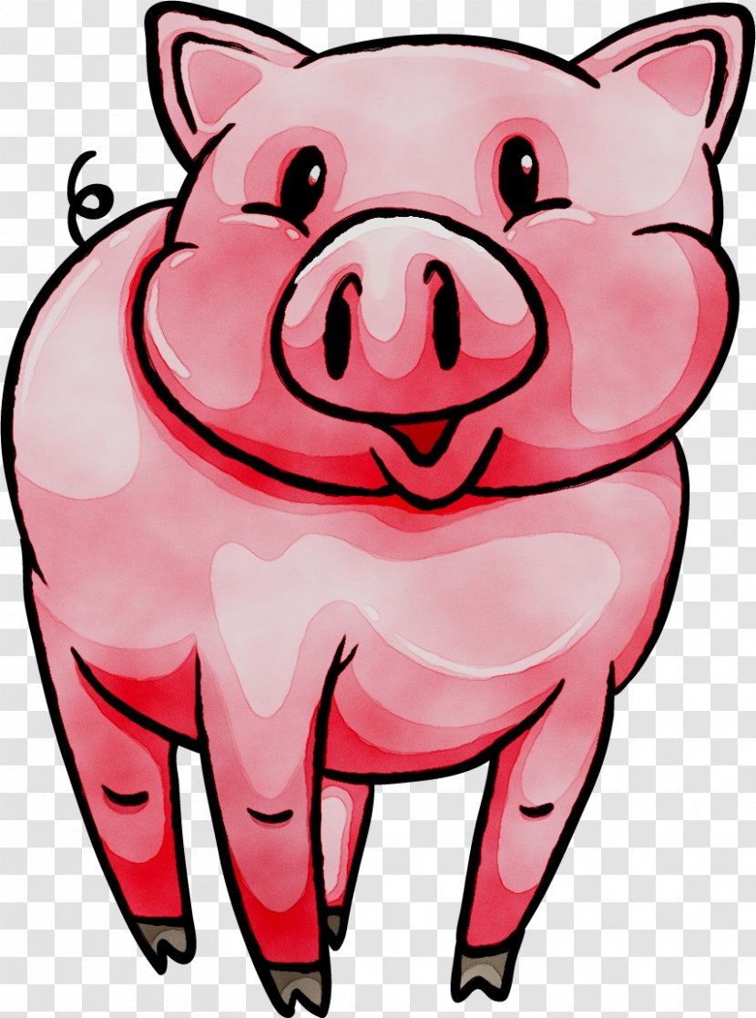 Pig Vector Graphics Royalty-free Stock Photography Illustration - Suidae - Domestic Transparent PNG