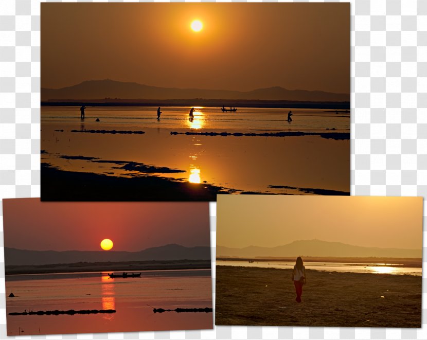Bagan Sunrise Sunset Irrawaddy River Transparent PNG