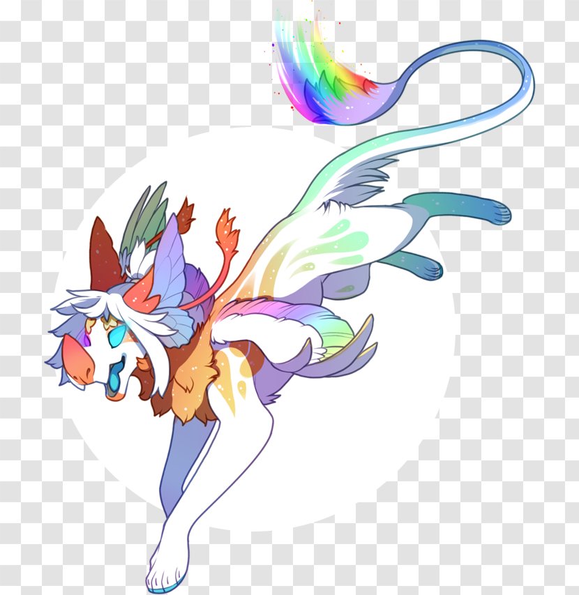 Clip Art Illustration Horse Fairy Desktop Wallpaper - Silhouette - Rainbows Make Me Smile Transparent PNG