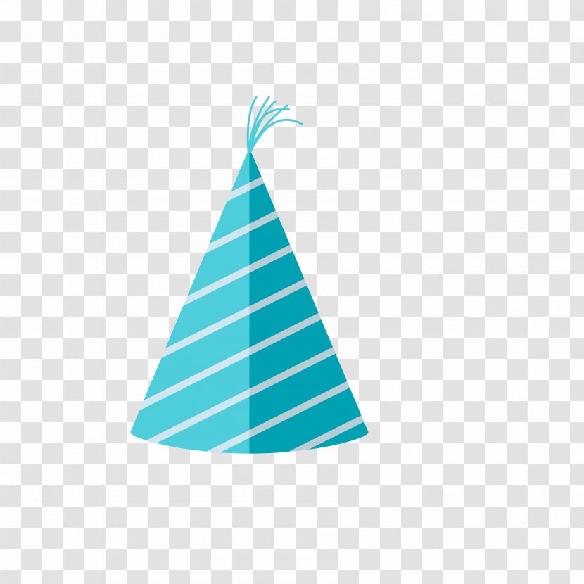 Party Hat Birthday Blue Transparent PNG