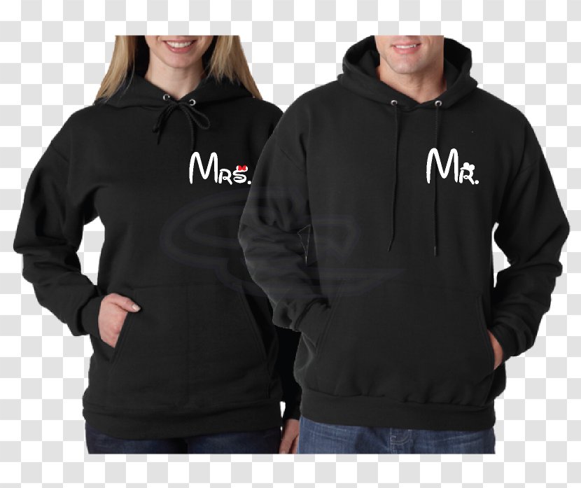 T-shirt Hoodie Minnie Mouse Sweater - Brand - Just Married Transparent PNG