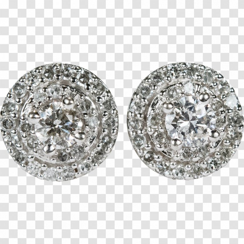 Earring Diamond Cut Gold Pearl - Princess Transparent PNG